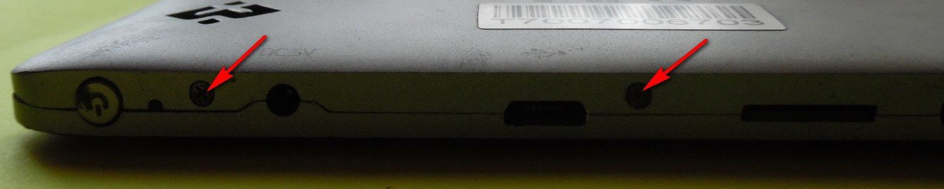 schroeven in de tablet