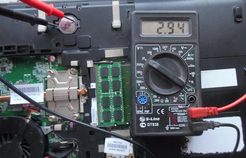 ตรวจสอบแบตเตอรี่ BIOS