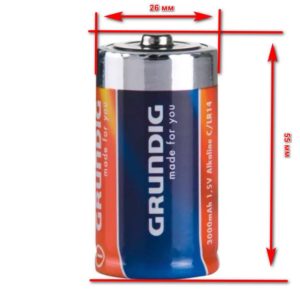 Pin LR14 và các đặc điểm của nó kích cỡ