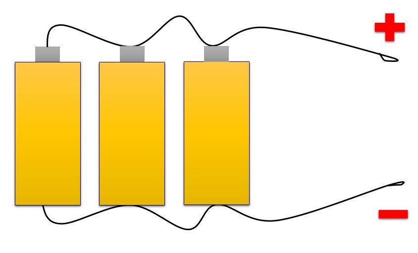 Kết nối song song pin 18650