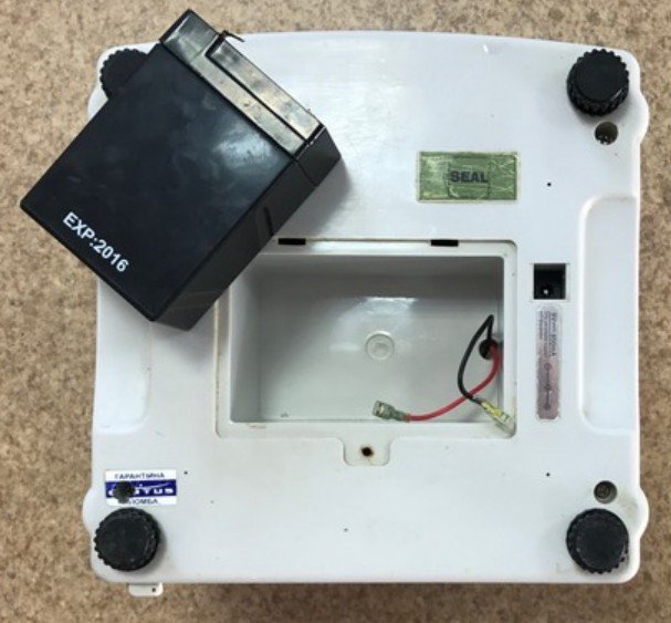 Vierkante batterij voor weegschalen