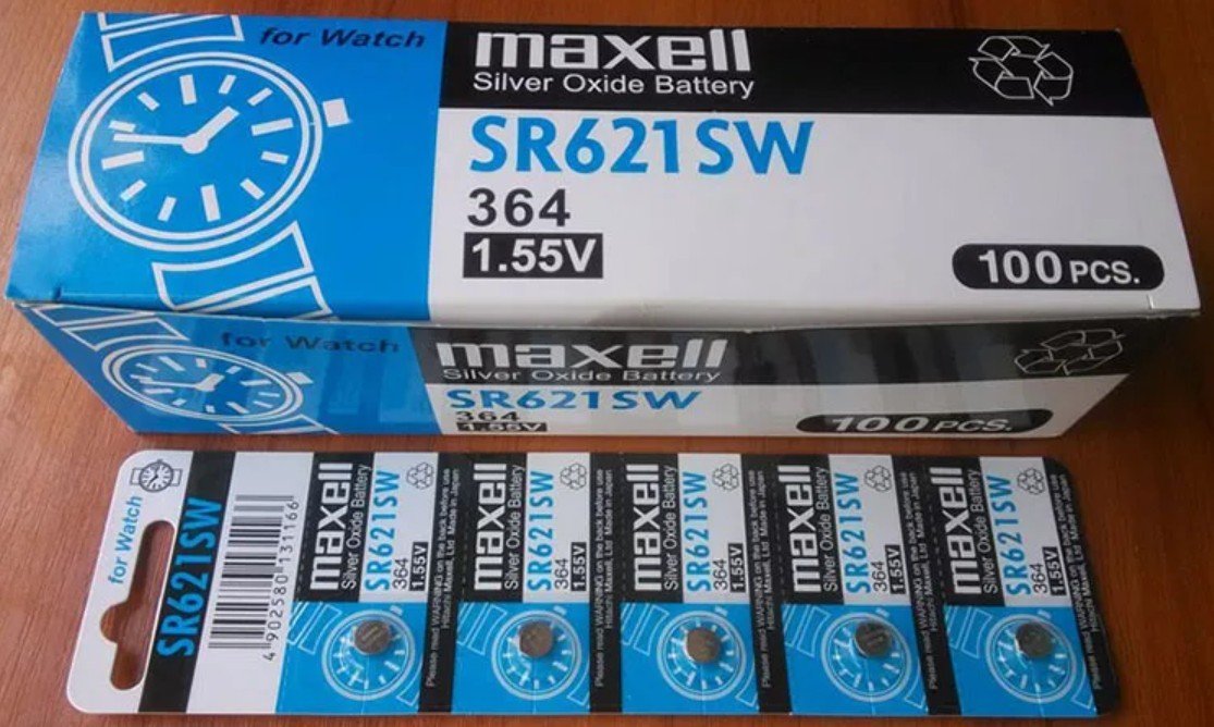 SR621SW horlogebatterij