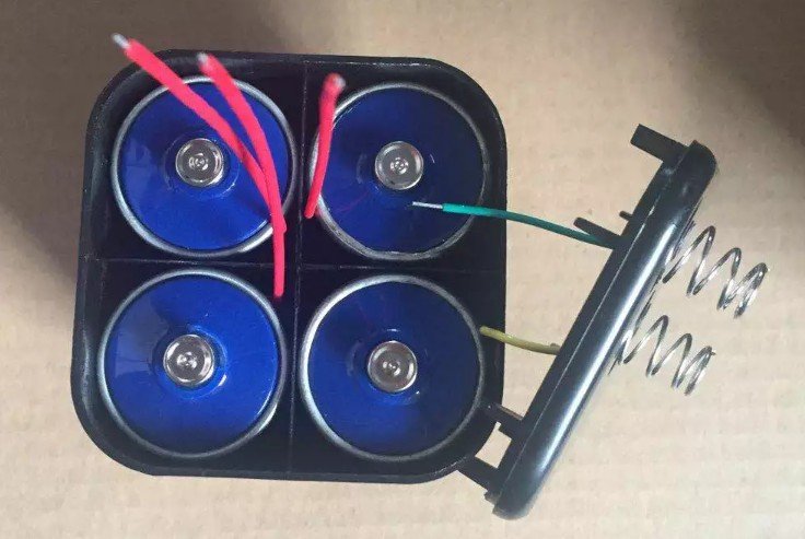 Pin 4r25 đã được tháo rời